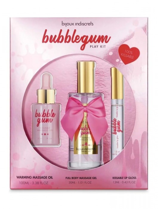 Набор средств для массажа и ласк Bubblegum Play Kit - Bijoux Indiscrets - купить с доставкой в Нижнекамске