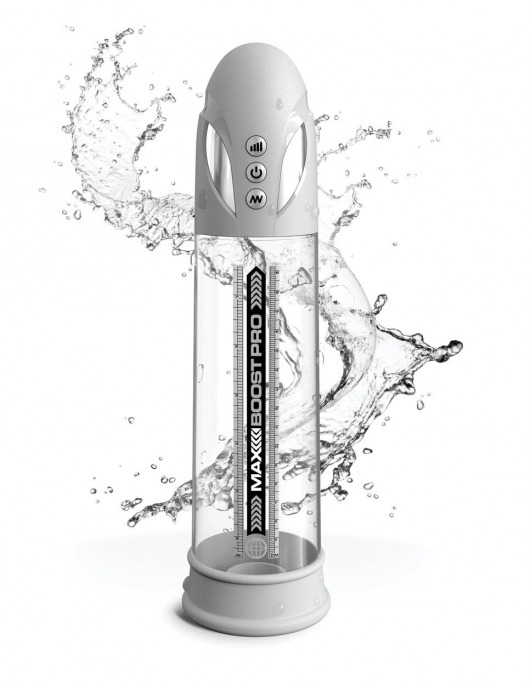 Белая вакуумная автоматическая помпа Max Boost Pro Flow - Pipedream - в Нижнекамске купить с доставкой