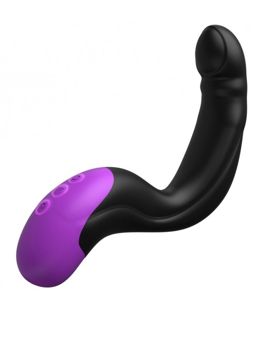 Черно-фиолетовый вибромассажёр простаты Hyper-Pulse P-Spot Massager - Pipedream - в Нижнекамске купить с доставкой