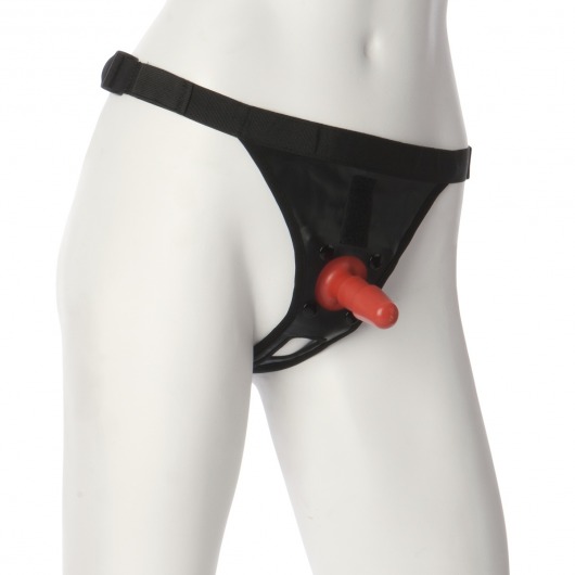 Трусики со штырьком для фиксации насадок Ultra Harness with Plug - Doc Johnson - купить с доставкой в Нижнекамске