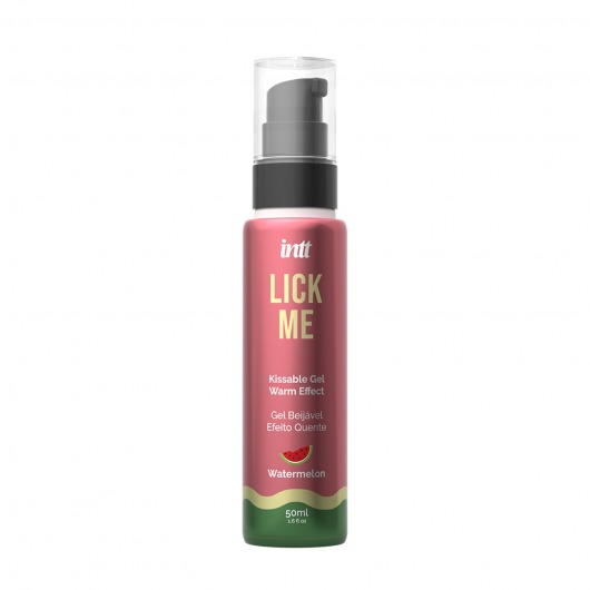 Гель Lick Me с согревающим эффектом и ароматом арбуза - 50 мл. - INTT - купить с доставкой в Нижнекамске