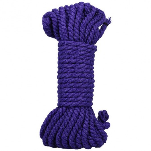 Фиолетовая верёвка для связывания и фиксации Bind Tie - 9,14 м. - Doc Johnson - купить с доставкой в Нижнекамске