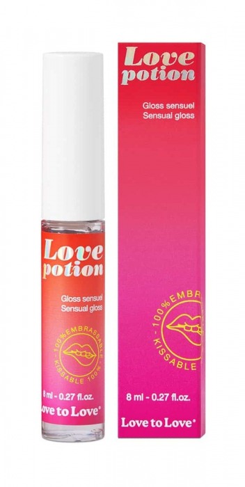 Возбуждающий блеск для губ Love Potion - 8 мл. - Love to Love - купить с доставкой в Нижнекамске