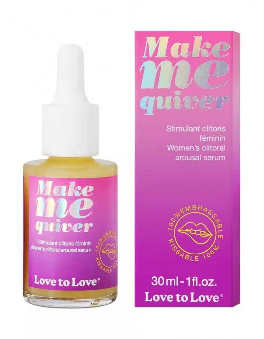 Возбуждающие капли для клитора Make Me Quiver - 30 мл. - Love to Love - купить с доставкой в Нижнекамске