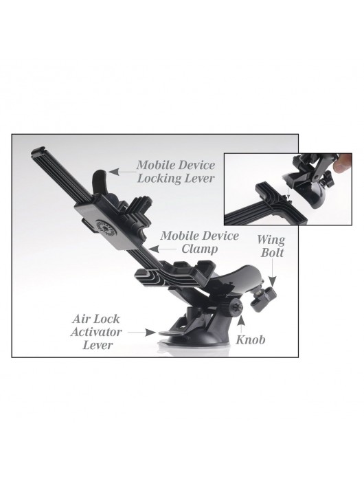 Перезаряжаемый мастурбатор-вагина с держателем для мобильных устройств Extreme Toyz Me - Pipedream - в Нижнекамске купить с доставкой