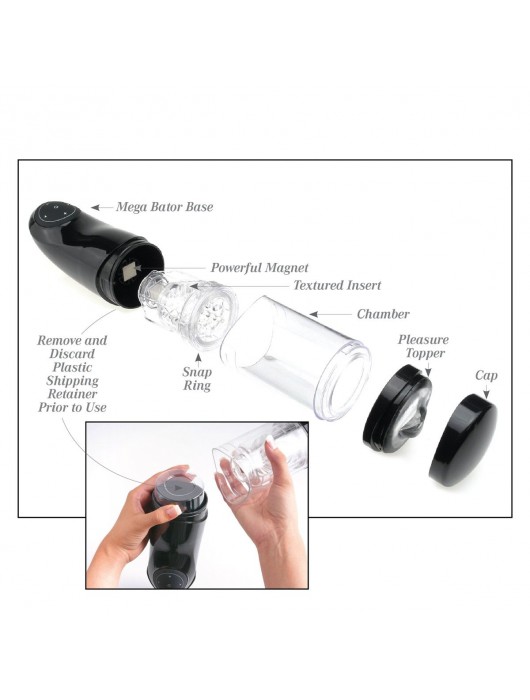 Перезаряжаемый мастурбатор-вагина с держателем для мобильных устройств Extreme Toyz Me - Pipedream - в Нижнекамске купить с доставкой