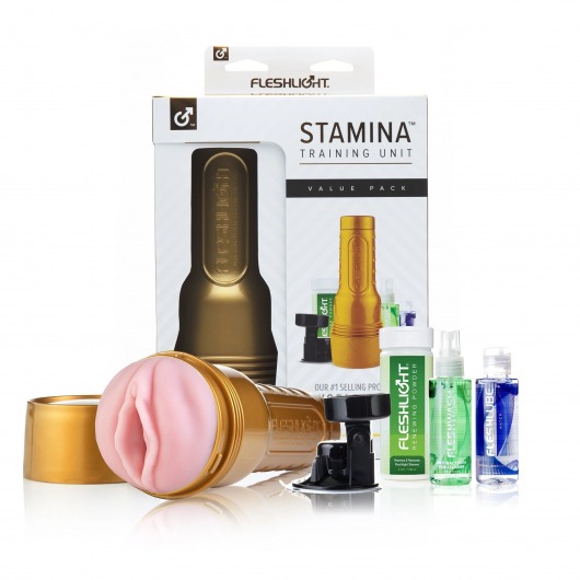 Набор для мастурбации Fleshlight Stamina Training Unit - Fleshlight - в Нижнекамске купить с доставкой