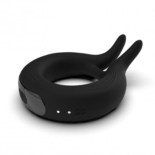 Черное эрекционное кольцо Marry Me Rechargeable Vibrating Cockring - Adrien Lastic - в Нижнекамске купить с доставкой