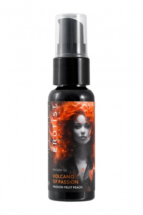 Гель с эффектом вибрации Volcano Of Passion со вкусом персика и маракуйи - 25 мл. - Erotist Lubricants - купить с доставкой в Нижнекамске