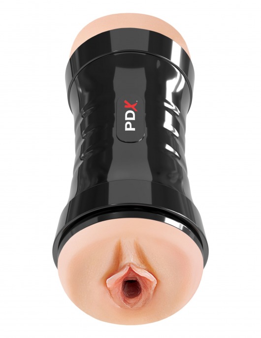 Двусторонний мастурбатор в колбе Super Flip-A-Pussy Over - Pipedream - в Нижнекамске купить с доставкой