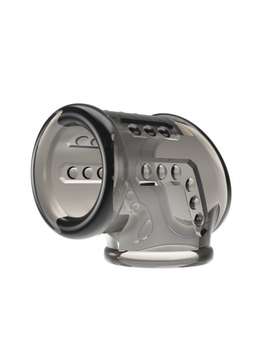 Дымчатая насадка на пенис и мошонку - Baile - в Нижнекамске купить с доставкой