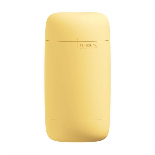 Желтый мастурбатор Tenga Puffy - Tenga - в Нижнекамске купить с доставкой