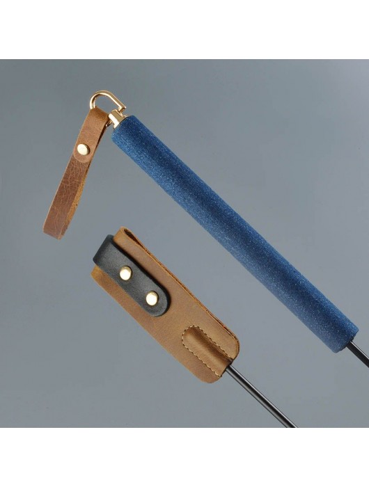 Стек «Дикий Запад» с джинсовой ручкой - 60 см. - Sitabella - купить с доставкой в Нижнекамске