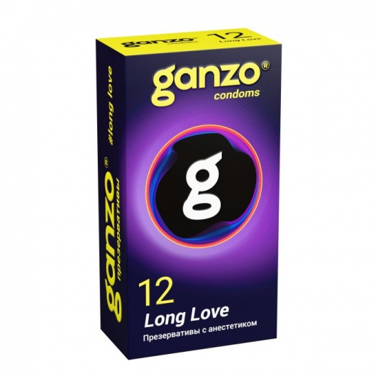 Презервативы с анестетиком для продления удовольствия Ganzo Long Love - 12 шт. - Ganzo - купить с доставкой в Нижнекамске