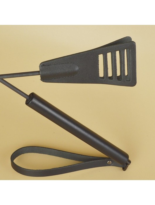 Черный кожаный стек «Сириус» - 60 см. - Sitabella - купить с доставкой в Нижнекамске