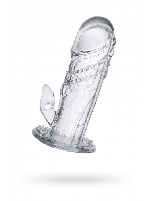 Прозрачная насадка на пенис Uco - 13 см. - A-toys - в Нижнекамске купить с доставкой