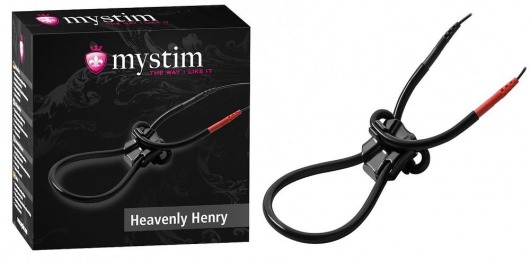 Эрекционное лассо для электростимуляции HEAVENLY HENRY - MyStim - купить с доставкой в Нижнекамске
