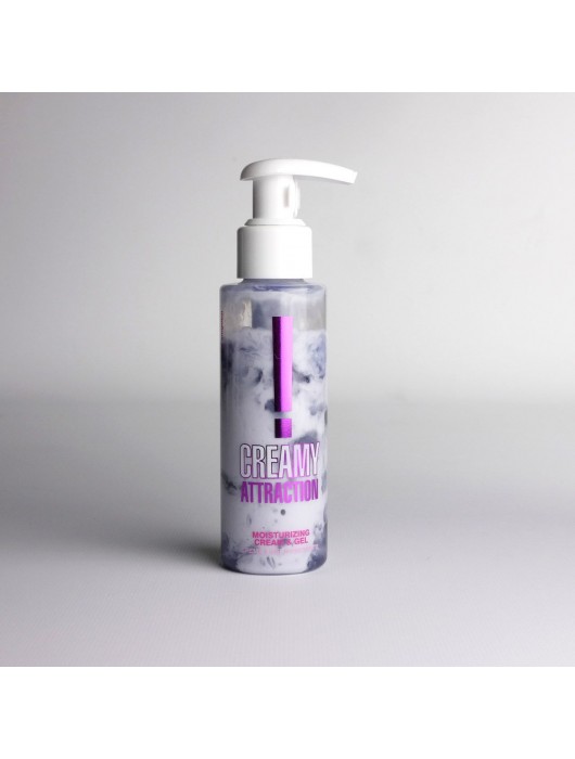 Увлажняющий крем-гель для тела с ароматом ежевики Creamy Attraction Blackberry - 100 мл. - INTT - купить с доставкой в Нижнекамске