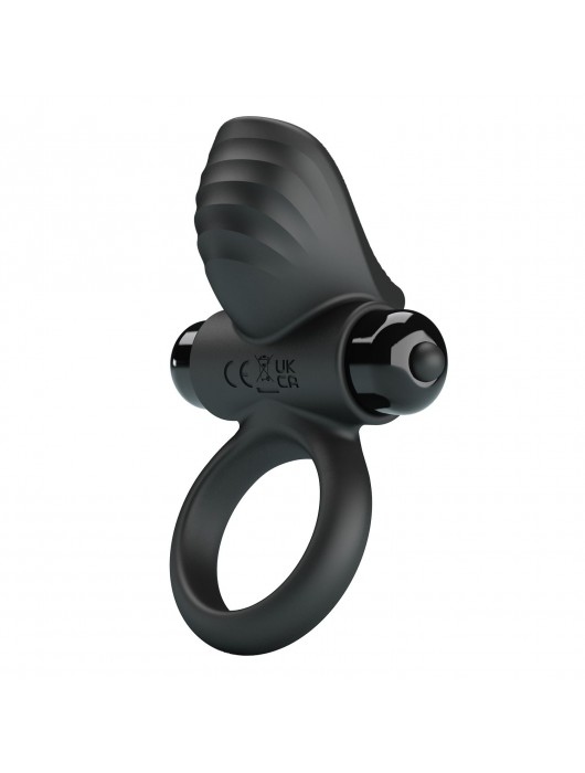 Черное эрекционное кольцо с вибрацией Adrien - Baile - в Нижнекамске купить с доставкой