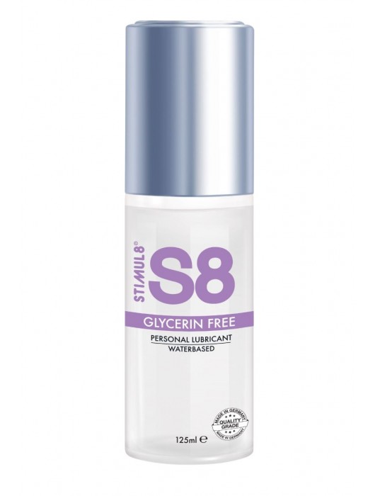 Лубрикант на водной основе S8 Glycerin Free без глицерина - 125 мл. - Stimul8 - купить с доставкой в Нижнекамске
