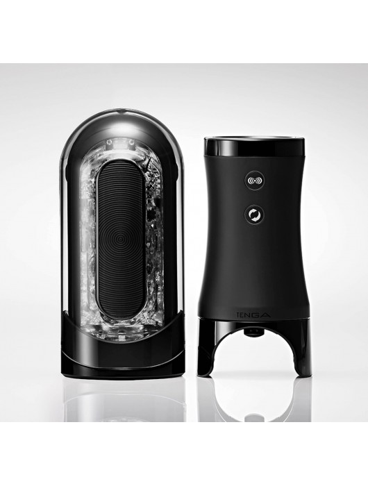 Набор Tenga Flip Zero Electronic Vibrotation: мастурбатор с вибрацией и устройство вращения - Tenga - в Нижнекамске купить с доставкой