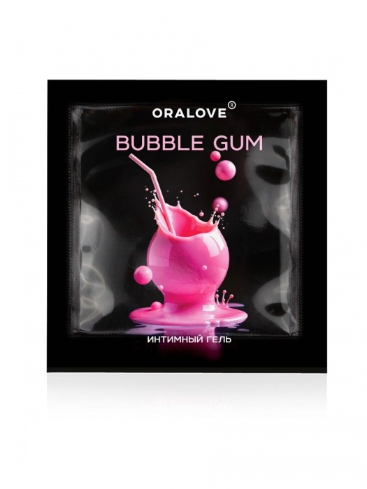 Саше съедобной оральной смазки OraLove с ароматом бабл-гам - 3 гр. - Биоритм - купить с доставкой в Нижнекамске