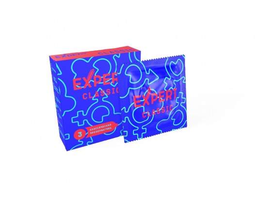 Классические презервативы Expert Classic - 3 шт. - Expert - купить с доставкой в Нижнекамске