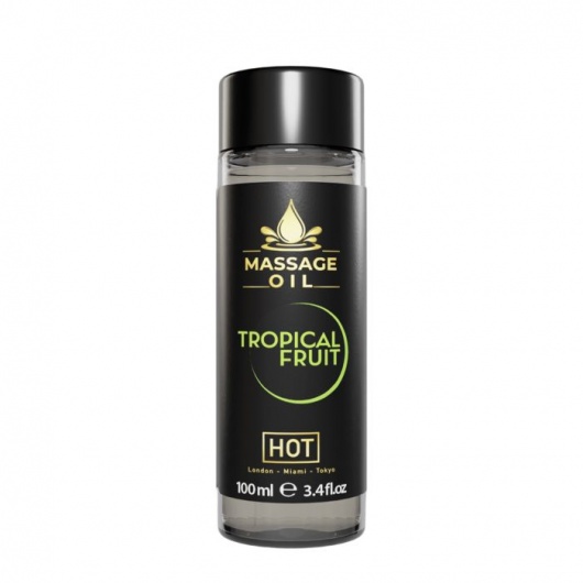 Массажное масло c ароматом тропических фруктов Massage Oil - 100 мл. - HOT - купить с доставкой в Нижнекамске