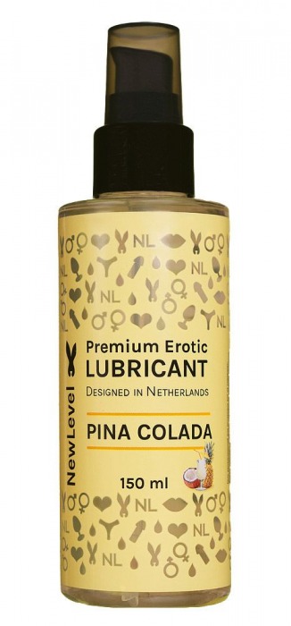 Ароматизированный лубрикант на водной основе NewLevel Pina Colada - 150 мл. - NewLevel - купить с доставкой в Нижнекамске