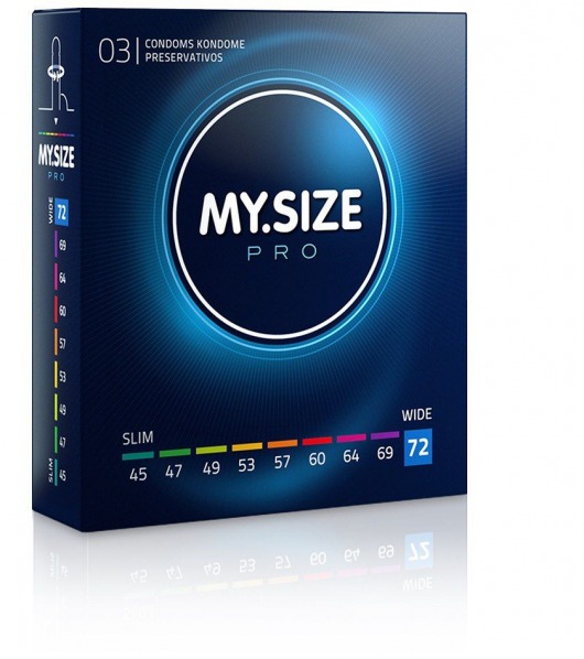 Презервативы MY.SIZE размер 72 - 3 шт. - My.Size - купить с доставкой в Нижнекамске