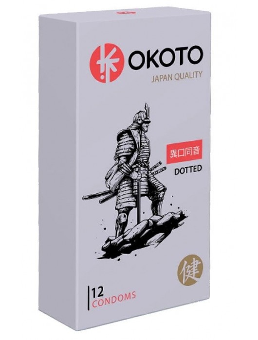 Точечные презервативы OKOTO Dotted - 12 шт. - Sitabella - купить с доставкой в Нижнекамске
