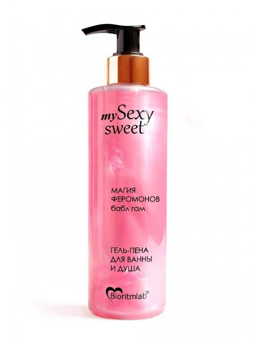Гель-пена для ванны и душа Sexy Sweet с феромонами и ароматом бабл-гам - 200 мл. -  - Магазин феромонов в Нижнекамске