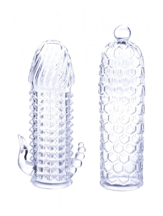 Набор из 2 прозрачных насадок на член Seductive Tickler Sleeves Set - NMC - в Нижнекамске купить с доставкой