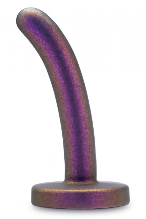 Фиолетовая насадка с гладкой поверхностью Surrender 4.75 Inch Beginner Pegging Dildo - 12 см. - Blush Novelties - купить с доставкой в Нижнекамске