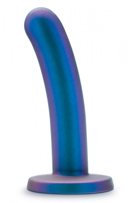 Синяя насадка с гладкой поверхностью Surrender 5.75 Inch Intermediate Pegging Dildo - 14,6 см. - Blush Novelties - купить с доставкой в Нижнекамске