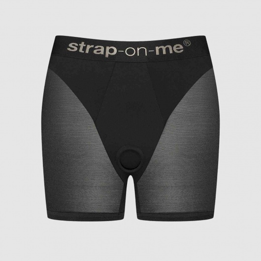 Трусики-шорты для фиксации насадок Strap-on-me Harness Lingerie Halo - size L - Strap-on-me - купить с доставкой в Нижнекамске