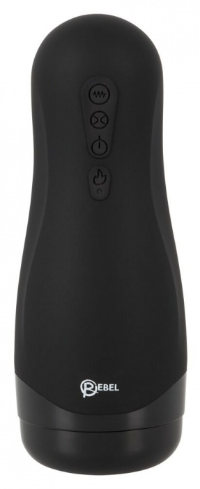 Черный вибромастурбатор с подогревом Masturbator with 3 Functions - Orion - в Нижнекамске купить с доставкой