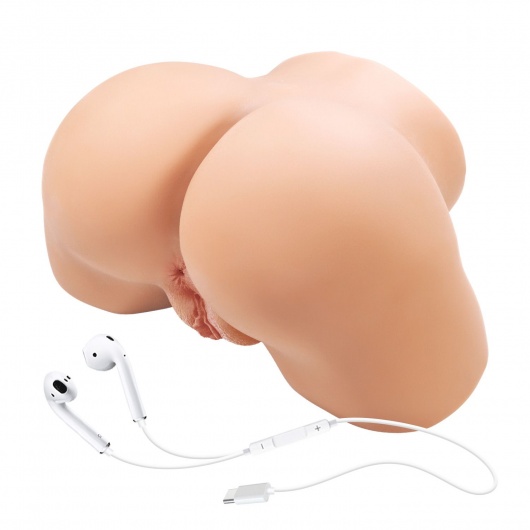 Телесный мастурбатор Olivia с 2 любовными отверстиями - Baile - в Нижнекамске купить с доставкой