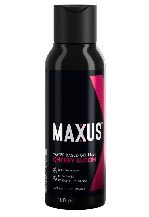 Лубрикант на водной основе MAXUS Cherry Bloom - 100 мл. - Maxus - купить с доставкой в Нижнекамске