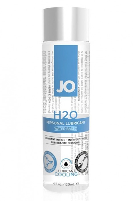 Охлаждающий лубрикант на водной основе JO Personal Lubricant H2O COOLING - 120 мл. - System JO - купить с доставкой в Нижнекамске