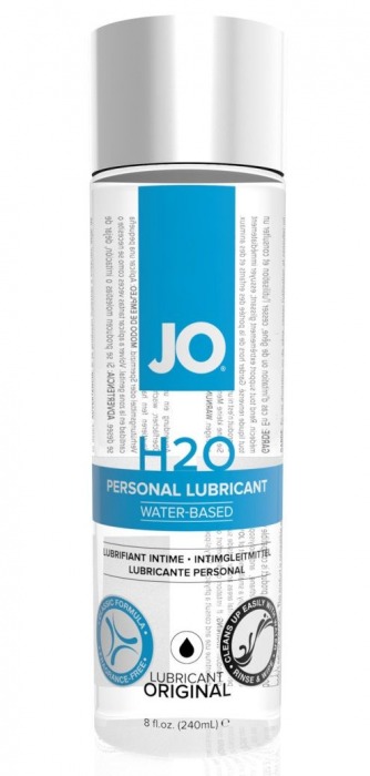 Нейтральный лубрикант на водной основе JO Personal Lubricant H2O - 240 мл. - System JO - купить с доставкой в Нижнекамске
