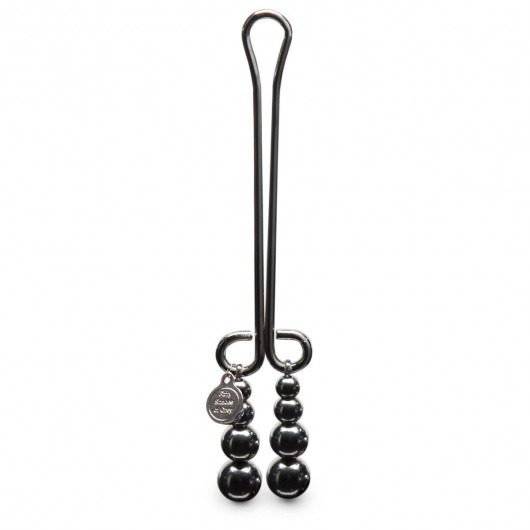 Зажим для клитора с бусинами Just Sensation Beaded Clitoral Clamp - Fifty Shades of Grey - купить с доставкой в Нижнекамске