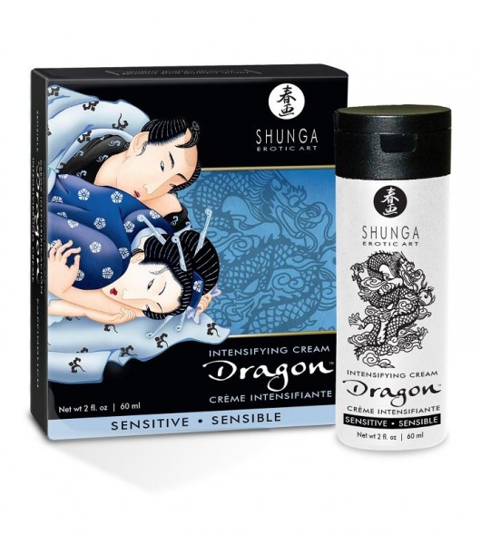 Интимный мужской крем SHUNGA DRAGON SENSITIVE - 60 мл. - Shunga - купить с доставкой в Нижнекамске