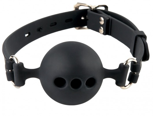 Силиконовый кляп-шар с отверстиями для дыхания Silicone Breathable Ball Gag Small - Pipedream - купить с доставкой в Нижнекамске