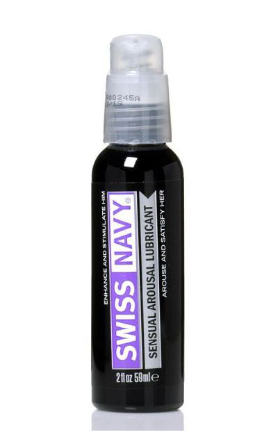 Возбуждающий гель-лубрикант на водной основе Sensual Arousal Lubricant - 59 мл. - Swiss navy - купить с доставкой в Нижнекамске