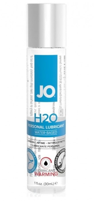 Возбуждающий лубрикант на водной основе JO Personal Lubricant H2O Warming - 30 мл. - System JO - купить с доставкой в Нижнекамске
