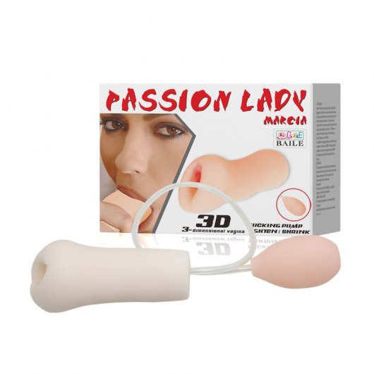Мастурбатор Passion Lady Marcia с грушей для имитации посасывания - Baile - в Нижнекамске купить с доставкой