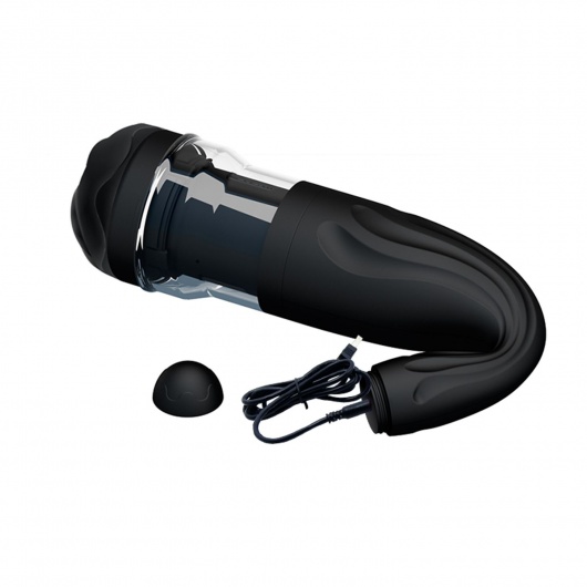 Перезаряжаемый мега-мастурбатор Breton с ротацией и возвратно-поступательным движением - Baile - в Нижнекамске купить с доставкой