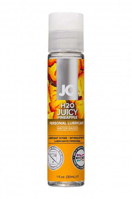 Смазка с ароматом ананаса JO Flavored Juicy Pineapple - 30 мл. - System JO - купить с доставкой в Нижнекамске