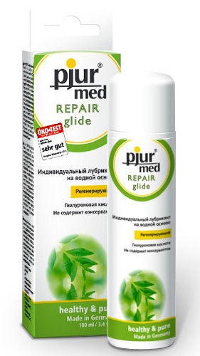 Регенирирующий лубрикант с гиалуроновой кислотой pjur MED Repair glide - 100 мл. - Pjur - купить с доставкой в Нижнекамске